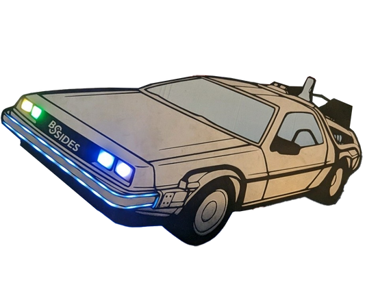Delorean Badge